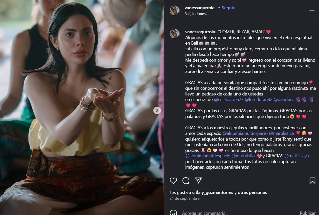 Últimos post de Vanessa Gurrola- (Instagram: Vanessa Gurrola)