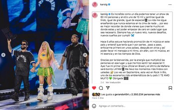 Karol G dejó emotiva reflexión