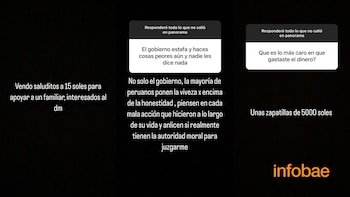 Pamela Cabanillas respondió comentarios a