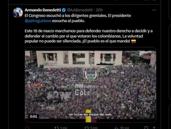 El ministro del Interior Armando