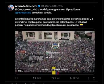 El ministro del Interior Armando