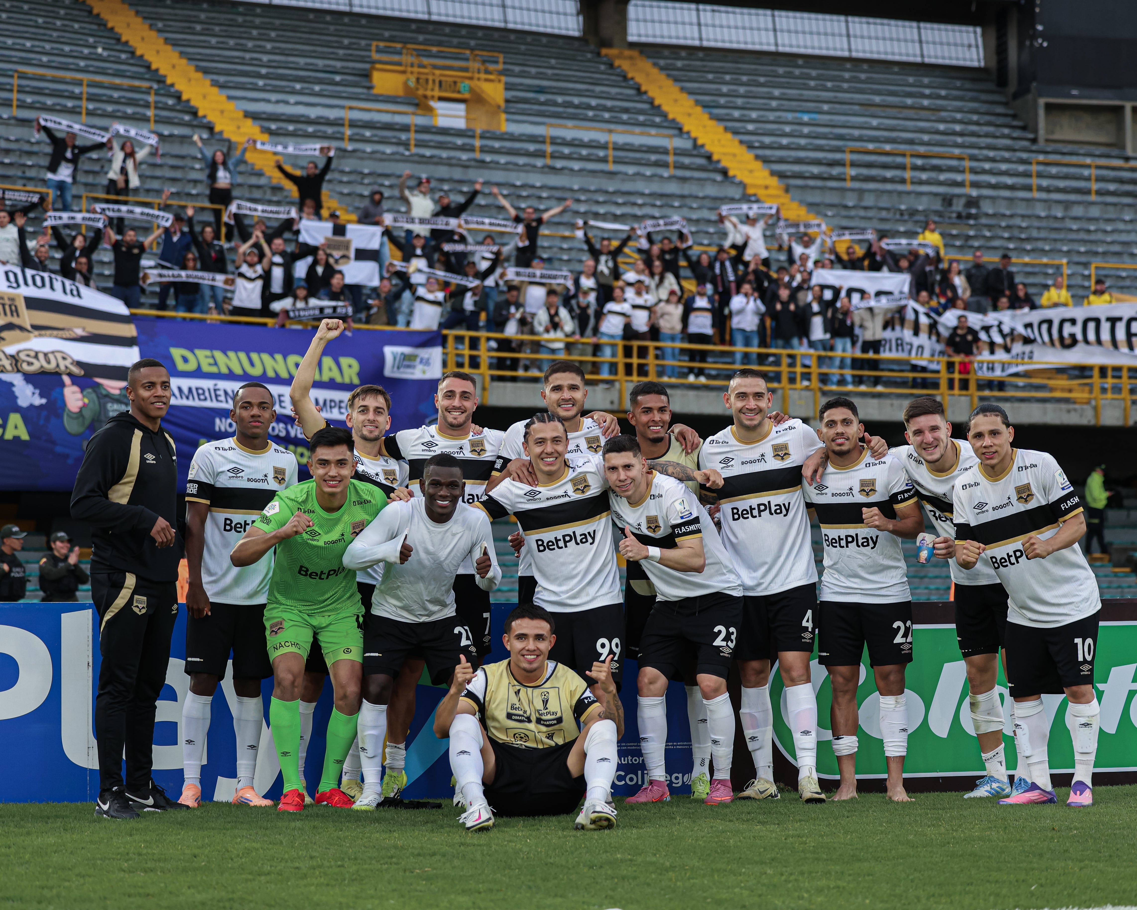 Internacional de Bogotá clasificó por primera vez a los cuartos de final del fútbol colombiano - crédito Internacional de Bogotá