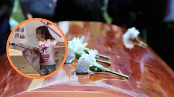 Video: niña conmueve en redes sociales tras curiosa petición en el velorio de su padre