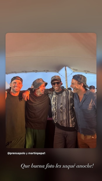 A última hora, Pampita reposteó