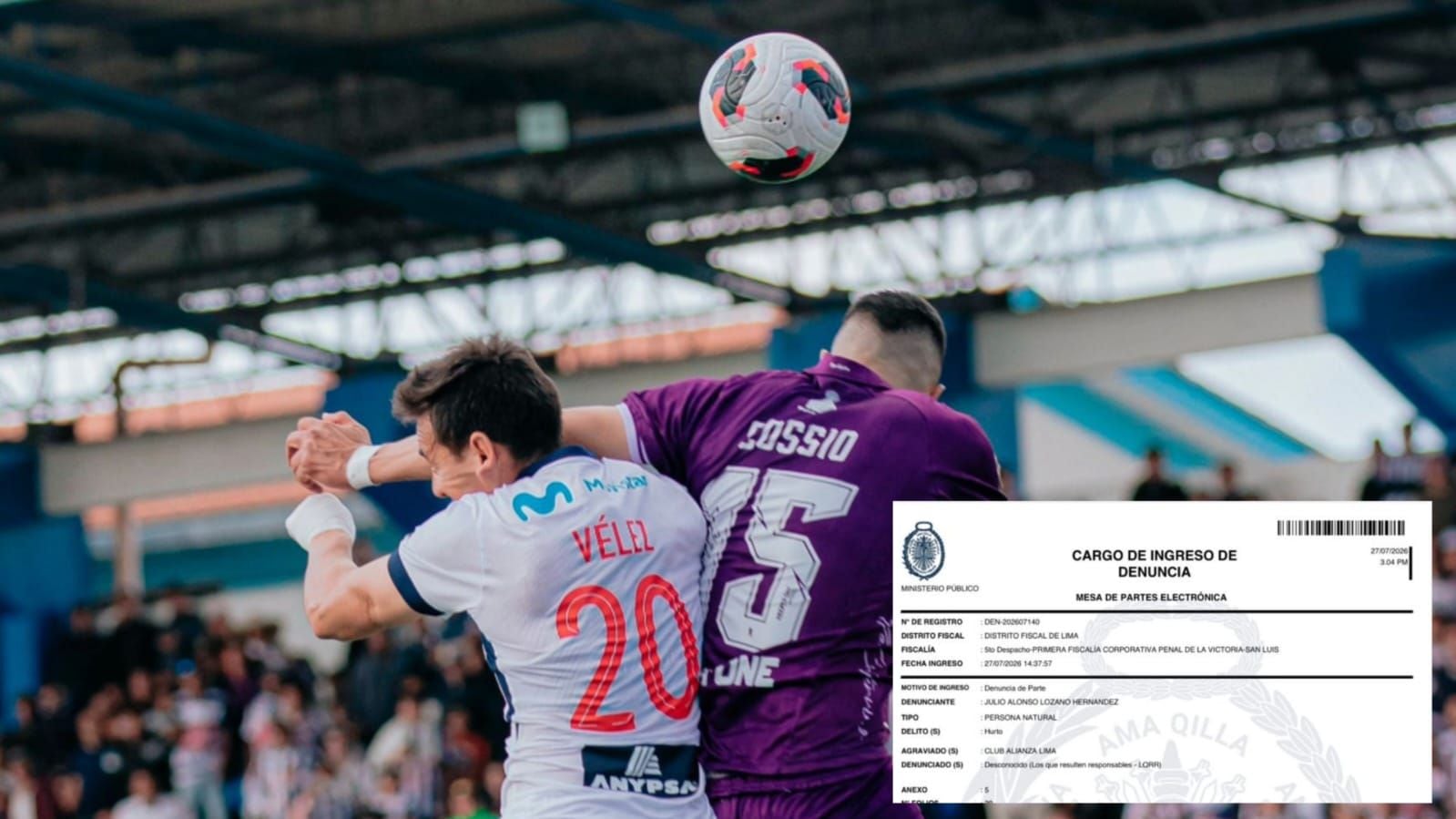 Socios de Alianza Lima denuncian penalmente a árbitros, VAR y directivos de la FPF tras el polémico empate ante Comerciantes Unidos