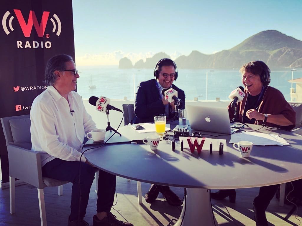 Javier Risco y Gabriela Warkentin colaboraron juntos durante siete años. Hasta el momento, la locutora se mantiene en el proyecto. Foto: @jrisco
