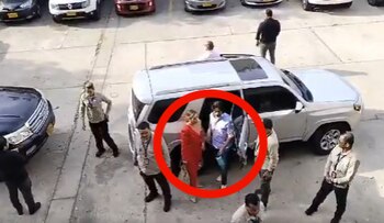 La aparición pública del involucrado