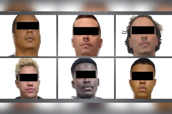 Los seis colombianos quedaron a