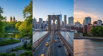 La imagen muestra tres emblemáticos