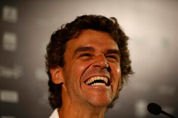 En la imagen, el extenista