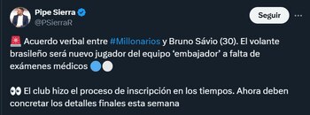 Bruno Sávio sería nuevo jugador