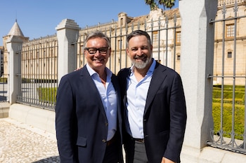 El candidato de Vox a la Presidencia de la Junta de Andalucía, Manuel Gavira. (Manuel Gavira en X)