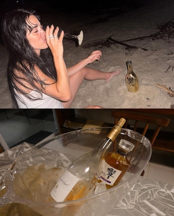 Lali, en modo vacaciones, lejos