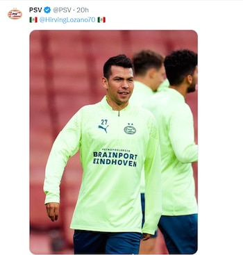 El PSV y Chucky Lozano