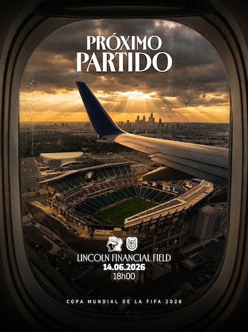 Ecuador debuta en el Mundial 2026 ante
Costa de Marfil. Crédito: Instagram La Tri
Ecuador.