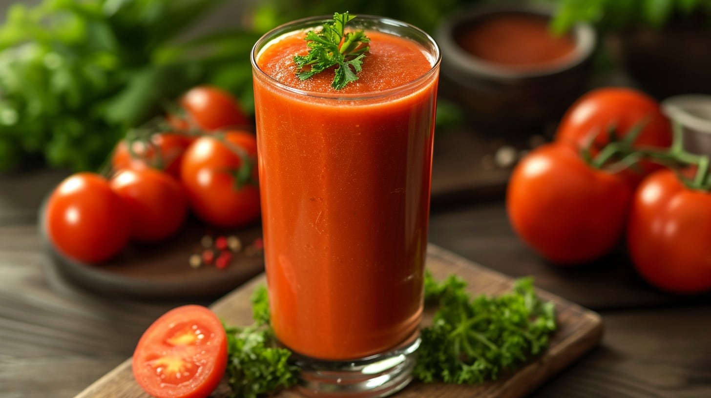 Jugo de tomate: receta fácil para reducir la presión alta y el colesterol