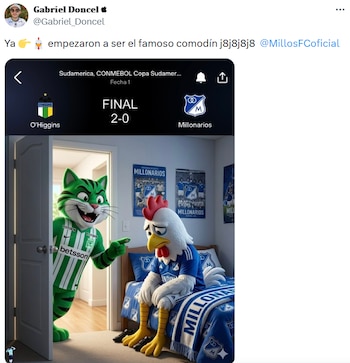 Hinchas propios y rivales participaron en la conversación con contenido viral. - crédito X