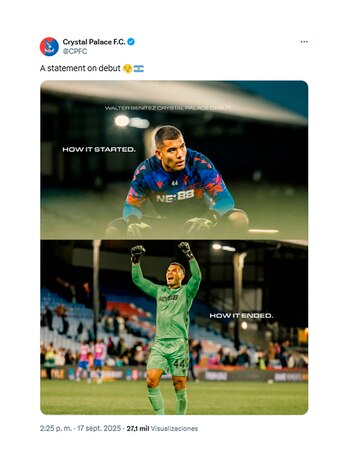 Uno de los posteos del