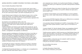 El mensaje público de los