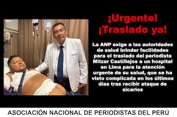 Mitzar Castillejos necesita traslado de