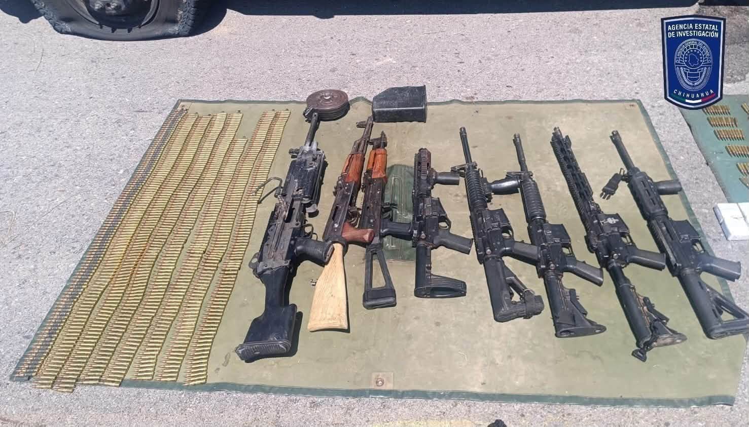 Decomiso armas cartuchos Defensa Nonoava Chihuahua (AEI Chihuahua)