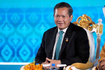 El primer ministro camboyano Hun Manet (AP foto/Heng Sinith)