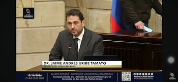 El Fondo Milagro inicia sus operaciones con 624.000 millones de pesos para priorizar la demolición de viviendas en riesgo tras el terremoto, dijo el gerente del fondo Jaime Uribe - crédito captura pantalla/Canal del Congreso