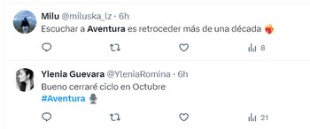 Reacción de fans ante concierto