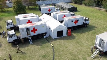 Hospital Militar Reubicable Móvil desplegado