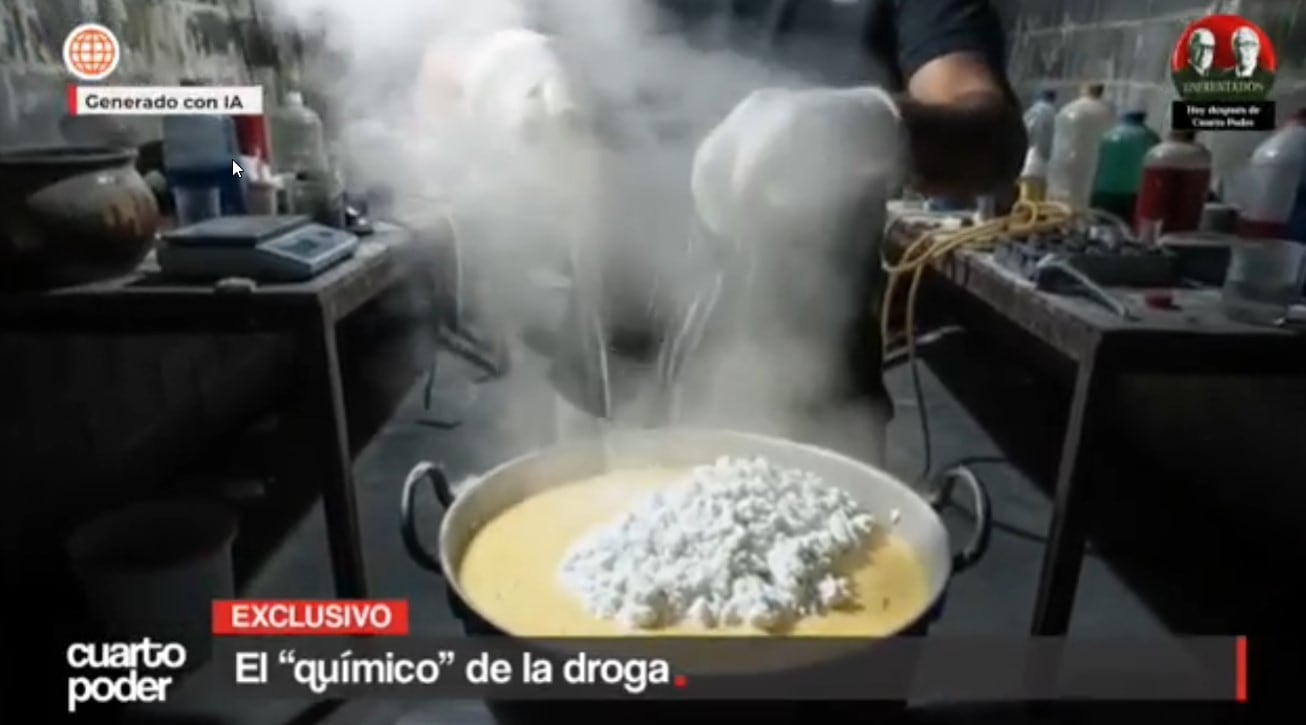 Así operaba “El Químico”: el narco que escondía cocaína en baldosas y suelas de zapatillas. Infobae Perú / Captura TV - América Televisión