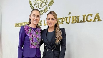 Evelyn Salgado se reúne con Sheinbaum y Harfuch en Palacio Nacional tras secuestro del alcalde de Taxco y su padre