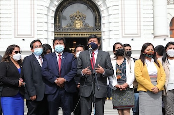 Bancada de Perú Libre. |