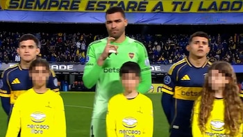 El significado del peculiar gesto de Álvaro Montero antes de su debut en Boca Juniors