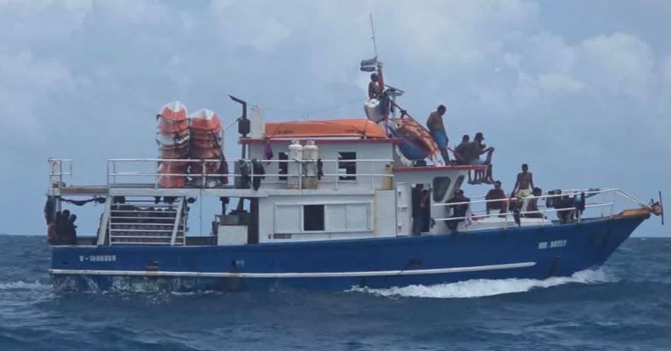 Fuerza Naval de Honduras requirió una embarcación con 1.000 libras de caracol durante la veda (Foto cortesía Fuerza Naval de Honduras)