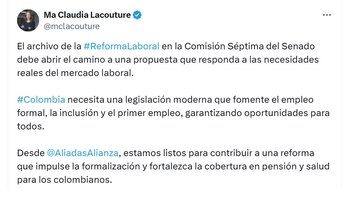María Claudia Lacouture, presidenta de
