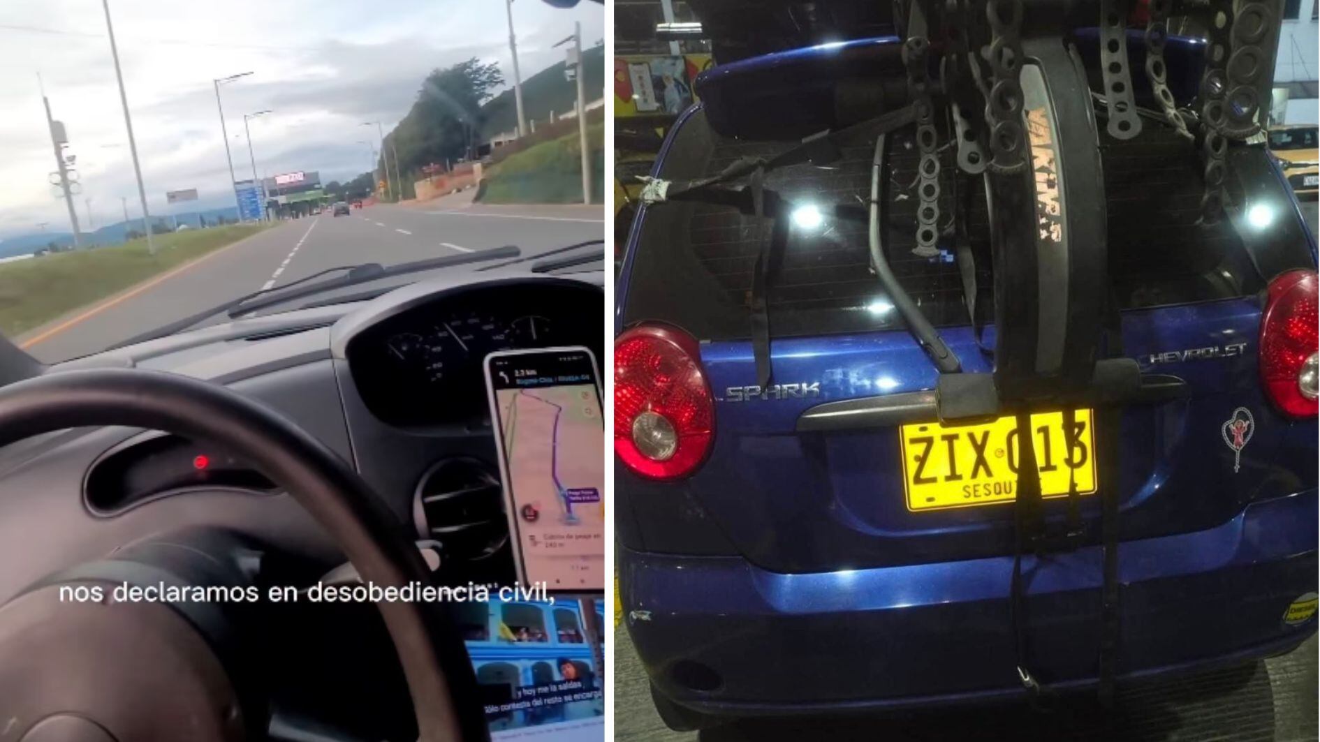 Conductor evadió peaje en Bogotá y generó indignación por sus maniobras imprudentes