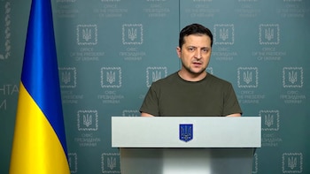 El presidente ucraniano Volodimir Zelensky