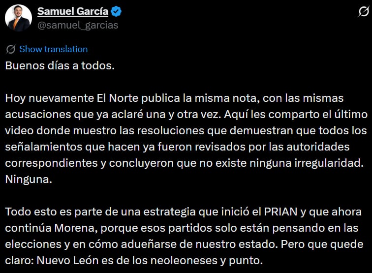 Samuel García.