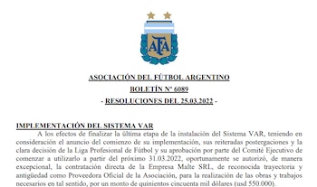 Para implementar el sistema VAR,