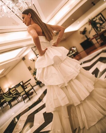 Pampita en los Martín Fierro