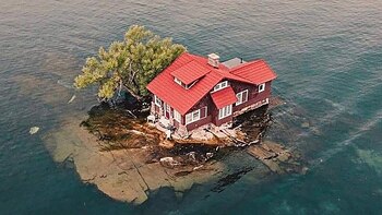 Cómo es la isla habitada