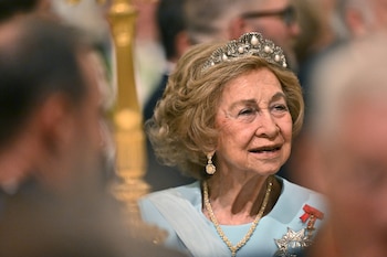 La reina Sofía en el cumpleaños del rey Carlos Gustavo de Suecia (EFE)