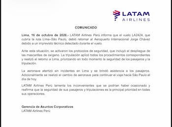 Comunicado de Latam