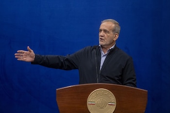 Iranian President Masoud Pezeshkian