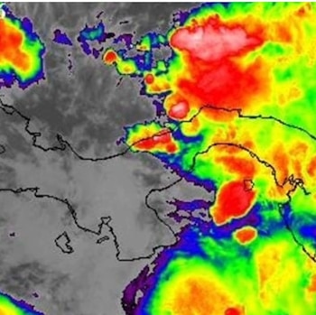 Sinaproc declaró alerta verde en 19 distritos ante el aumento del potencial de lluvias, tormentas y ráfagas de viento en distintas regiones del país. Tomada de Instagram