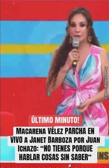 La tensión surgió cuando Janet