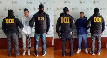 Los detenidos por haber participado de la violenta entradera