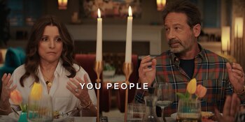 Julia Louis-Dreyfus y David Duchovny