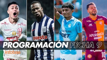 Programación de la fecha 9 del Torneo Apertura de la Liga 1 2026: partidos, horarios y canales TV