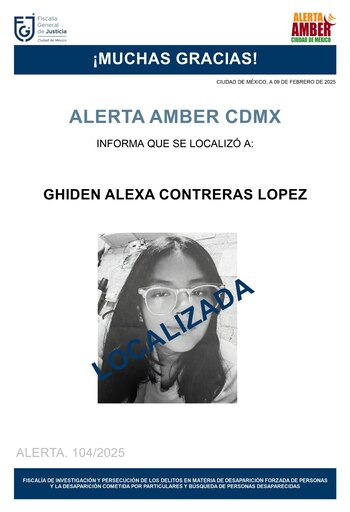 Ghiden Alexa fue localizada el